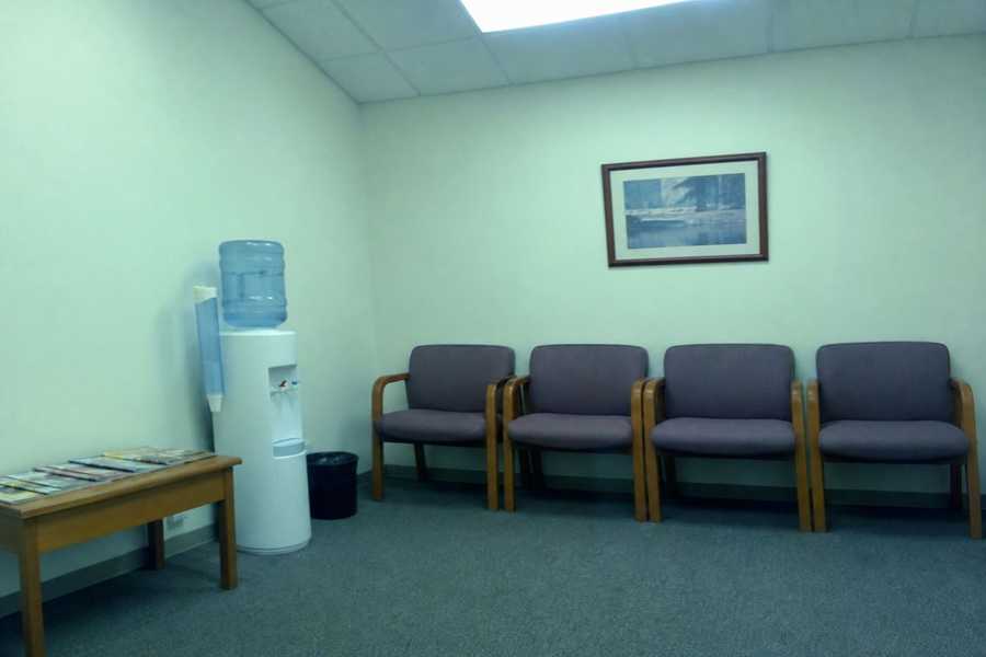 Reception and waiting area